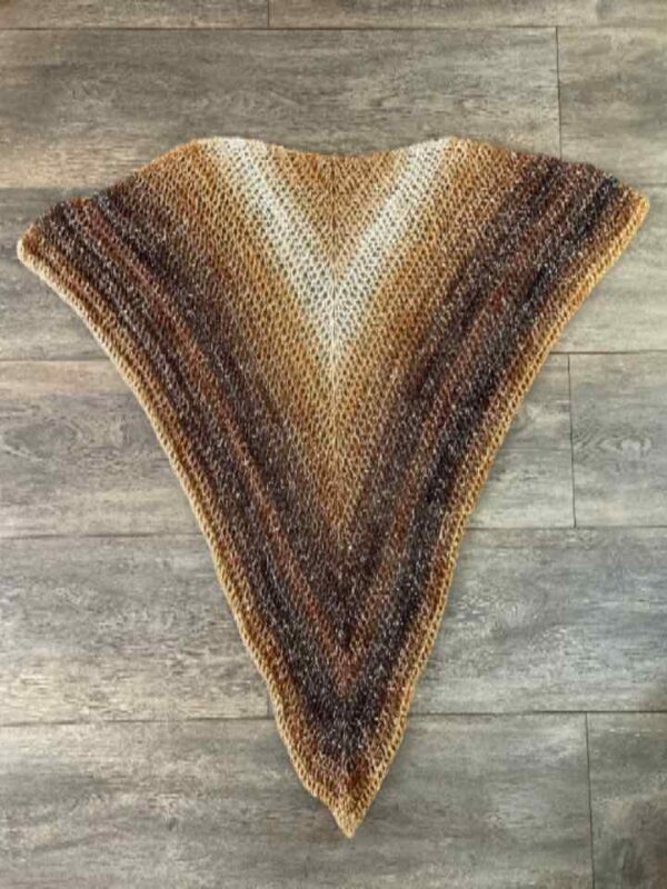 Golden Ombre Plain Shawl-720x960