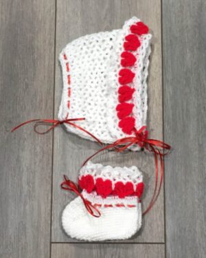 Little Sweetheart Bonnet & Booties