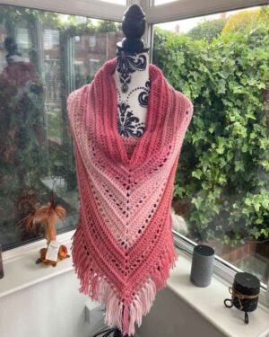 Pink Ombre Cowl Neck Wild Oleander-720x960