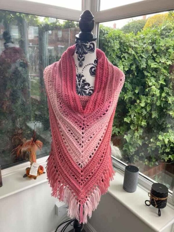 Pink Ombre Cowl Neck Wild Oleander-720x960