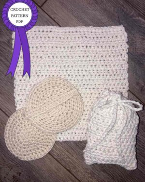 Simple Shower Set Crochet Pattern